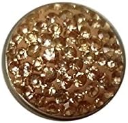 Snap Charming Crystal Peach Interchangeable Jewelry Snap Button Accessory