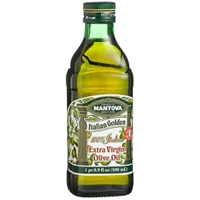 Mantova Golden Italian Extra Virgin Olive Oil, 16.9-Ounce Bottles (Pack of 3) by Mantova