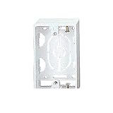FS31086 ニューエフモール用露出ボックス 1個用 浅型 　ホワイト