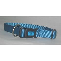 Adjustable Dog Collar, Ocean, 3/4x7-12in