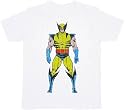X-men Wolverine Two-Sided Image White T-shirt Tee