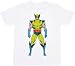 Search : X-men Wolverine Two-Sided Image White T-shirt Tee