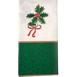Classic Holly Rectangular Paper Tablecover - 54 x 102