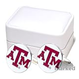 Texas A&M Aggies NCAA Logod Executive Cufflinks w/Jewelry Box