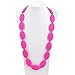 Consider It Maid Baby/Toddler Silicone Teething Necklace - BPA Free and FDA Approved - Better Alternative to Baltic Amber for Moms - Teether Toy Option for your Baby - Soothing Help for your Teething Baby - Organic Natural Teether - The Original Collection (Violet Red)
