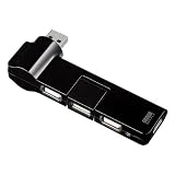 SANWA SUPPLY USB-HUB238BK USB2.0ハブ(ブラック)