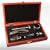 Elegantes Sommelier-Set f�r Wein - 5-teiliges Set in dekorativer, rotbrauner Holzschatulle