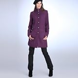 Women's coat with stand-up collar