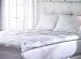 Homescapes - Soft New Whole White Goose Feather Bed - Double - 7cm EXTRA Thick Mattress Topper - 100% Cotton Anti Dust Mite & Feather Proof Fabric - Anti allergen - Box Baffle Construction - Washable at Home Range