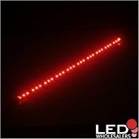 30 Red Surface Mount LEDs 19in. Strip Super Bright Sign Light,2017RD