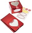 Wilton Valentine Metallic 1 Cavity Treat Box, 3-Count