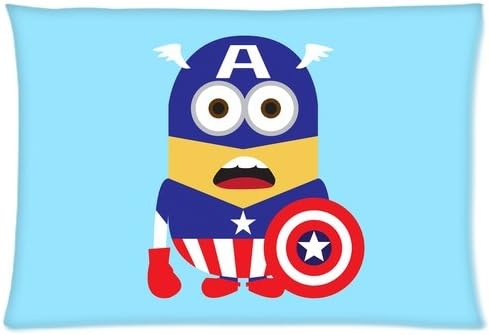 Minions Captain America Pillowcases 20x30 Inch