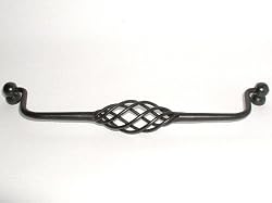 Top Knobs-Normandy Collection M665 Twisted Wire Drop Handle in Patine Black
