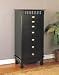 Jewelry : Powell Contemporary Merlot Jewelry Armoire 383-316 (Merlot) (43'H x 14'W x 20'D)