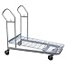 Vestil WIRE-M Nestable Wire Cart with Swivel Casters, 90 lbs Capacity, 52" Length x 28-3/4" Width x 43-1/4" Height