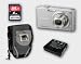 Panasonic Lumix DMC-FX35 Argent - PACK - Etui Bilora 1160 - Carte memoire SDHC 4GB Classe 6 - Batterie CGA-S008