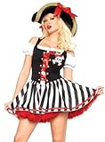 Leg Avenue Sexy Pirate Wench Peasant Dress Halloween Costume S/M Leg Avenue Sexy Pirate Wench Peasant Dress Halloween Costume S/M