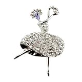 Pugster Ballet Girl Brooch Gifts (swarovski Crystal )