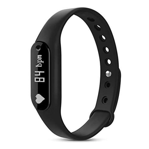 ELEGIANT Smart Bracelet Fitness Tracker Smart Watch Sports Bluetooth Bracelet For Android IOS With Steps Tracking Calories Burned Sleep Monitor Heart Rate Monitor