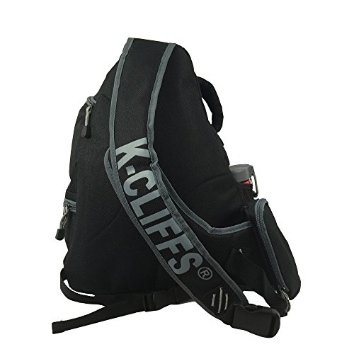 Heavy Duty Sling Backpack Cross Shoulder Laptop Bookbag Deluxe Student