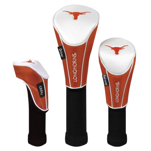NCAA Texas Longhorns Nylon Headcover (set of 3) Driver, Fairway, Utility