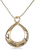 Sterling Silver "My Sister My Friend" Circle Pendant Necklace, 18"