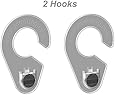 2 Hooks for MirorTag - Additional hooks for multiple cars to use with JL Safety Mirortag holders for Handicapped Parking Placard.