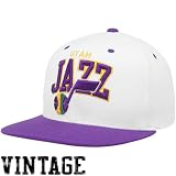 Mitchell & Ness Utah Jazz Purple-White Arch Two-Tone Snapback Adjustable Hat