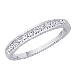 10K White Gold 1/4 ct. Diamond Wedding Band