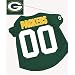 Officially Licensed by the NFL - Green Bay Packers Dog Football Jersey - Large