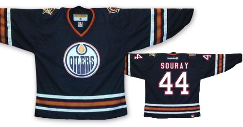 Buy SOURAY #44 Edmonton Oilers CCM 550 Series Replica NHL Hockey Jersey (NHLPA Certified Custom Sewn...