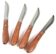 Charcoal Companion Vineyard Rosewood Steak Knives, Set of 4
