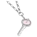 Charles-Hubert, Paris Women's 6721-L Key-Shape Swarovski Crystal Steel Pendant Watch