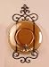 One Tier Fleur de Lis Wall Plate Rack by Tripar