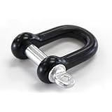 カラーアルミシャクル　６ｍｍ ブラック【3個セット】