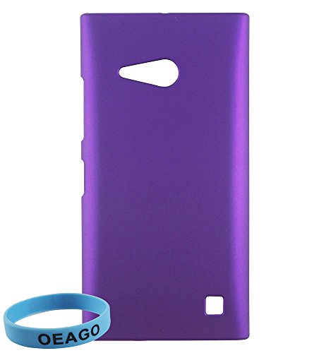 Microsoft Nokia Lumia 730 / 735 Case Cover - Protective Hard Back Case Cover for Microsoft Nokia Lumia 730 / 735 - Purple