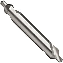 Magafor 135 Series High Speed Steel Combined Drill and Countersink, Uncoated (Bright) Finish, Bell Style, 60 and 120 Degrees, #11 Size, 0.125" Body Diameter