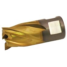 Jancy Slugger High Speed Steel Annular Cutter, Uncoated (Bright) Finish, 1/2" Annular Shank, 3/4" Depth