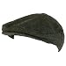 New Wool Herringbone Ivy Driving Golf Cap Hat * Charcoal * Medium / Large