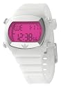 Adidas ADH1935 Unisex Red Digital Display White PU Strap Watch