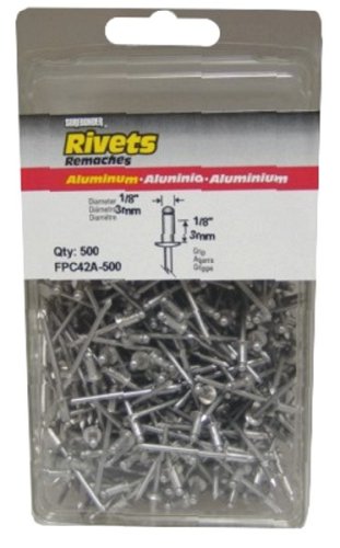 Surebonder FPC42A-500 1/8-inch Aluminum Short Rivets (500 per box)
