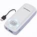 PowerGen PGMPP6000 External Battery Pack High Capacity 6000mAh Power Bank Charger Dual USB output (w/imbedded Micro USB) for Apple iPhone 5 (Lightning Cable NOT included) iPhone 4s 4 3Gs 3G, iPod Touch, iPad 2 3/ HTC sensation, XE, XL, One X S V, Thunderbolt, Inspire 4G , EVO 3D, EVO 4G, Desire S Z HD / Samsung Galaxy S3 S2 S 2 II ACE Mini, S Advance, Galaxy Nexus, Nexus 7 / Motorola: Atrix 2, Droid 3 X X2 Razr Bionic, Triumph - WHITE