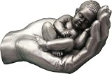 Baby In Hand Sculpture - Gift For New Baby - Christening, Baptism Present (P)