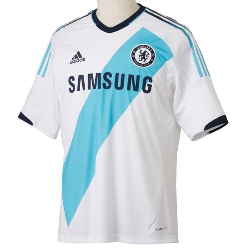 adidas Herren Trikot CFC Away, white/light aqua, L, X24266