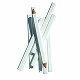 Bon 14-859 7-Inch Carpenter Pencil, Red Medium Lead with White Casing, 12-Pack [並行輸入品]