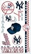 Set of 6 Sheets of New York Yankees Temporary Tattoos