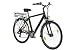 Ruhrwerk Herren Trekking E-Bike Pedelec 24 V, 21-Gang Shimano Kettenschaltung, gefedert mit Nabendynamo, tiefschwarz, Rahmenhöhe: 50 cm, 28 Zoll (71,1 cm)