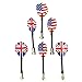 Pack of 6 Magnetic Darts for Magnet Dartboard Dart Board (National flag)