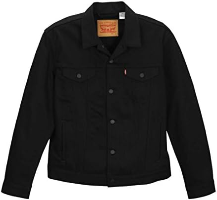 Levi's Relaxed Trucker Jacket - Polished Black, Large