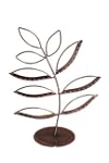 Ohrringst�nder Blatt kupfer (FA314)